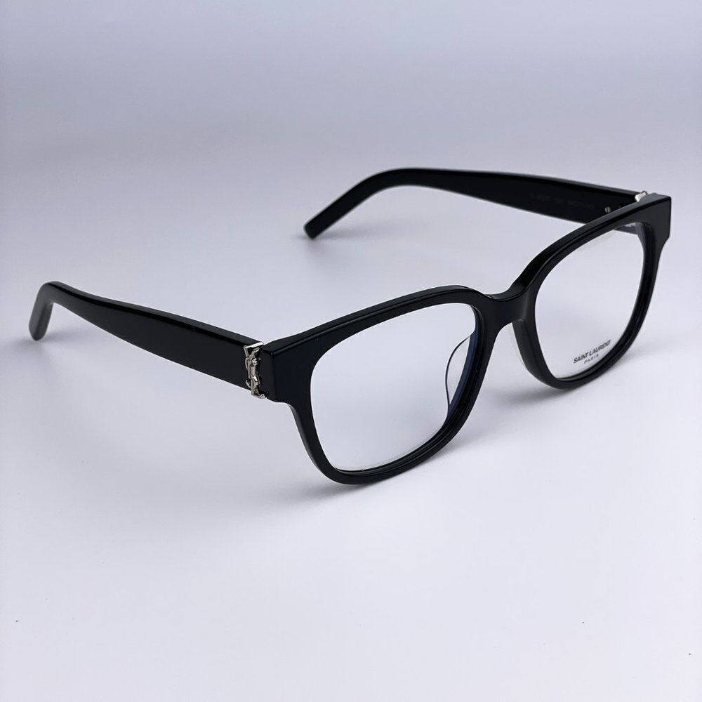 NEW Saint Laurent Classic SLM33/F 001 Black Cat Eye Women Eyeglasses - Picture 7 of 11